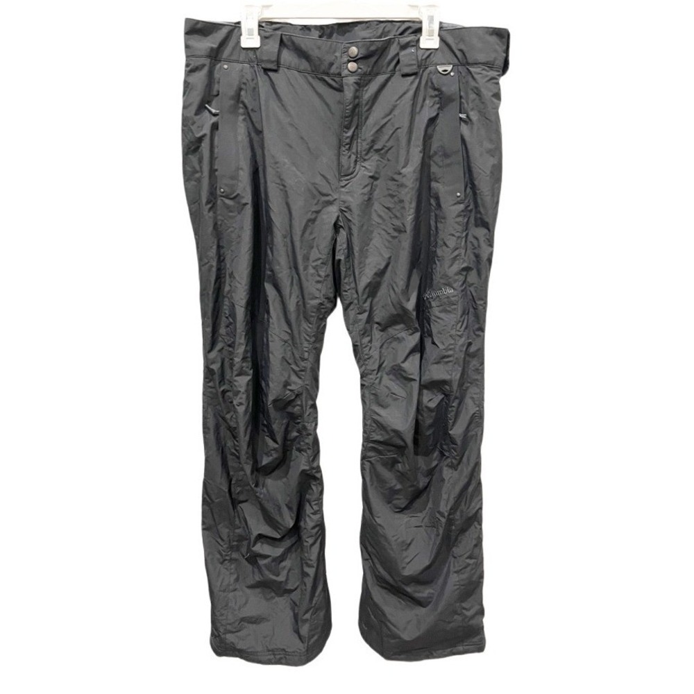 Columbia Sportswear Black Insulated Ski Pants Women's Size XL Omni-Tech Snow